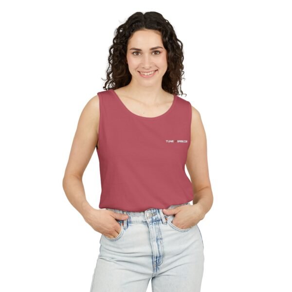 tuneupgame.com - Garment-Dyed Unisex Tank Top - Relaxed Summer Vibes, Perfect for Beach Days, Casual Outings, Gifts for Him or Her - Includes 50 credits - Image 43