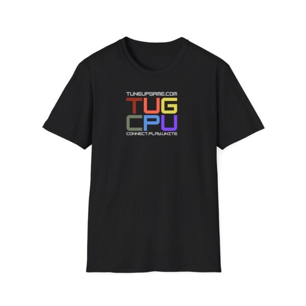 tuneupgame.com - LGBTQ+ Shirt Colorful Graphic T-Shirt for Tech Enthusiasts, Unisex Softstyle Tee, Perfect Gift for Gamers, Birthday, Casual Wear, Creative Design - Includes 50 credits - Image 9