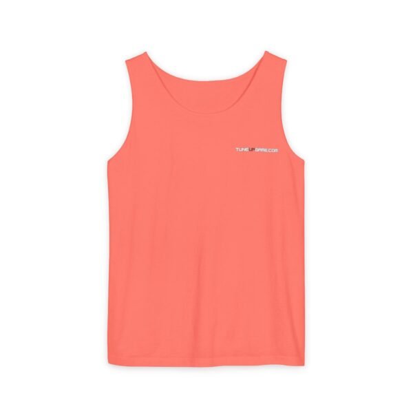 tuneupgame.com - Garment-Dyed Unisex Tank Top - Relaxed Summer Vibes, Perfect for Beach Days, Casual Outings, Gifts for Him or Her - Includes 50 credits - Image 5