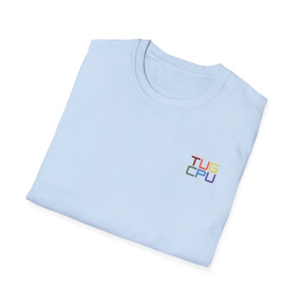 tuneupgame.com - LGBTQ+ Design Corner Colorful Unisex T-Shirt with 'TUS CPU' Graphic, Trendy Shirt for Tech Lovers, Gift for Students, Casual Wear, Everyday Fashion - Includes 50 credits - Image 24