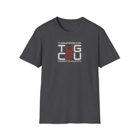 tuneupgame.com - Centered Acronyms Design Unisex Graphic Tee - Tug CPU Design, Casual Wear, Gamer Shirt, Gift for Tech Lovers, Softstyle T-Shirt - Includes 50 credits