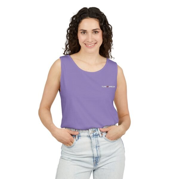 tuneupgame.com - Garment-Dyed Unisex Tank Top - Relaxed Summer Vibes, Perfect for Beach Days, Casual Outings, Gifts for Him or Her - Includes 50 credits - Image 39