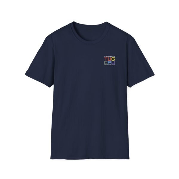 tuneupgame.com - LGBTQ+ Design Corner Colorful Unisex T-Shirt with 'TUS CPU' Graphic, Trendy Shirt for Tech Lovers, Gift for Students, Casual Wear, Everyday Fashion - Includes 50 credits - Image 25