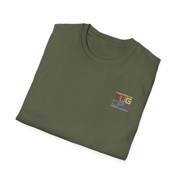 tuneupgame.com - LGBTQ+ Design Corner Colorful Unisex T-Shirt with 'TUS CPU' Graphic, Trendy Shirt for Tech Lovers, Gift for Students, Casual Wear, Everyday Fashion - Includes 50 credits - Image 16