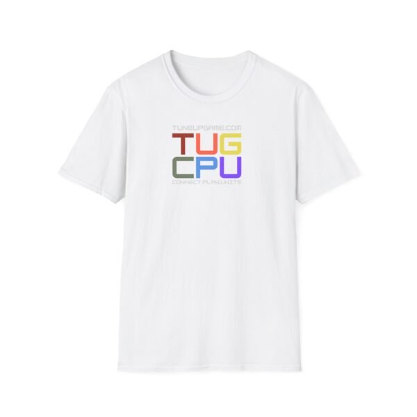 tuneupgame.com - LGBTQ+ Shirt Colorful Graphic T-Shirt for Tech Enthusiasts, Unisex Softstyle Tee, Perfect Gift for Gamers, Birthday, Casual Wear, Creative Design - Includes 50 credits - Image 5