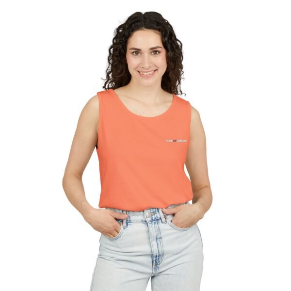 tuneupgame.com - Garment-Dyed Unisex Tank Top - Relaxed Summer Vibes, Perfect for Beach Days, Casual Outings, Gifts for Him or Her - Includes 50 credits - Image 11