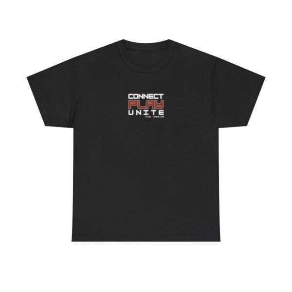 tuneupgame.com Exclusive T-shirt Connect . Play . Unite Design – Includes 50 Credits