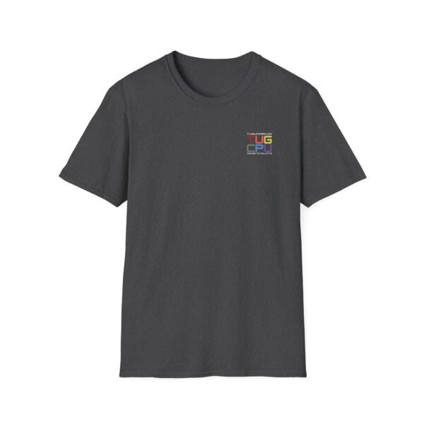 tuneupgame.com - LGBTQ+ Design Corner Colorful Unisex T-Shirt with 'TUS CPU' Graphic, Trendy Shirt for Tech Lovers, Gift for Students, Casual Wear, Everyday Fashion - Includes 50 credits - Image 17