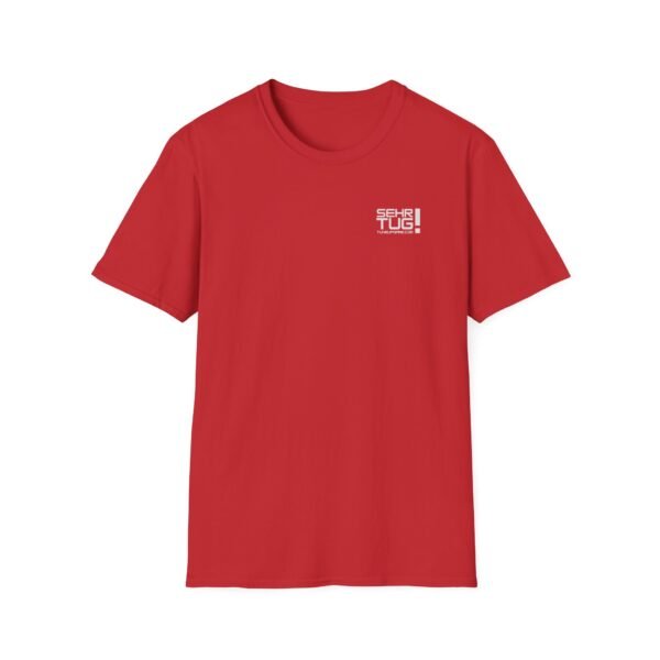 tuneupgame.com - Unisex Softstyle T-Shirt with 'SEHRI TUG!' Dark Color Design - Casual Wear, Gifts, Everyday Style, Summer Outfit, Trendy Tee - Includes 50 credits