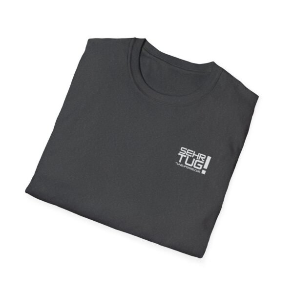 tuneupgame.com - Unisex Softstyle T-Shirt with 'SEHRI TUG!' Dark Color Design - Casual Wear, Gifts, Everyday Style, Summer Outfit, Trendy Tee - Includes 50 credits - Image 16