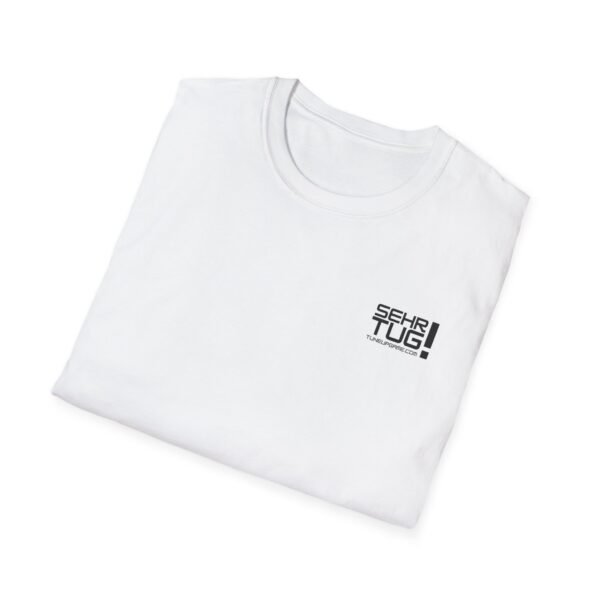 tuneupgame.com - Unisex Softstyle T-Shirt with 'SEHRI TUG!' Light Color Design - Casual Wear, Gifts, Everyday Style, Summer Outfit, Trendy Tee - Includes 50 credits - Image 4