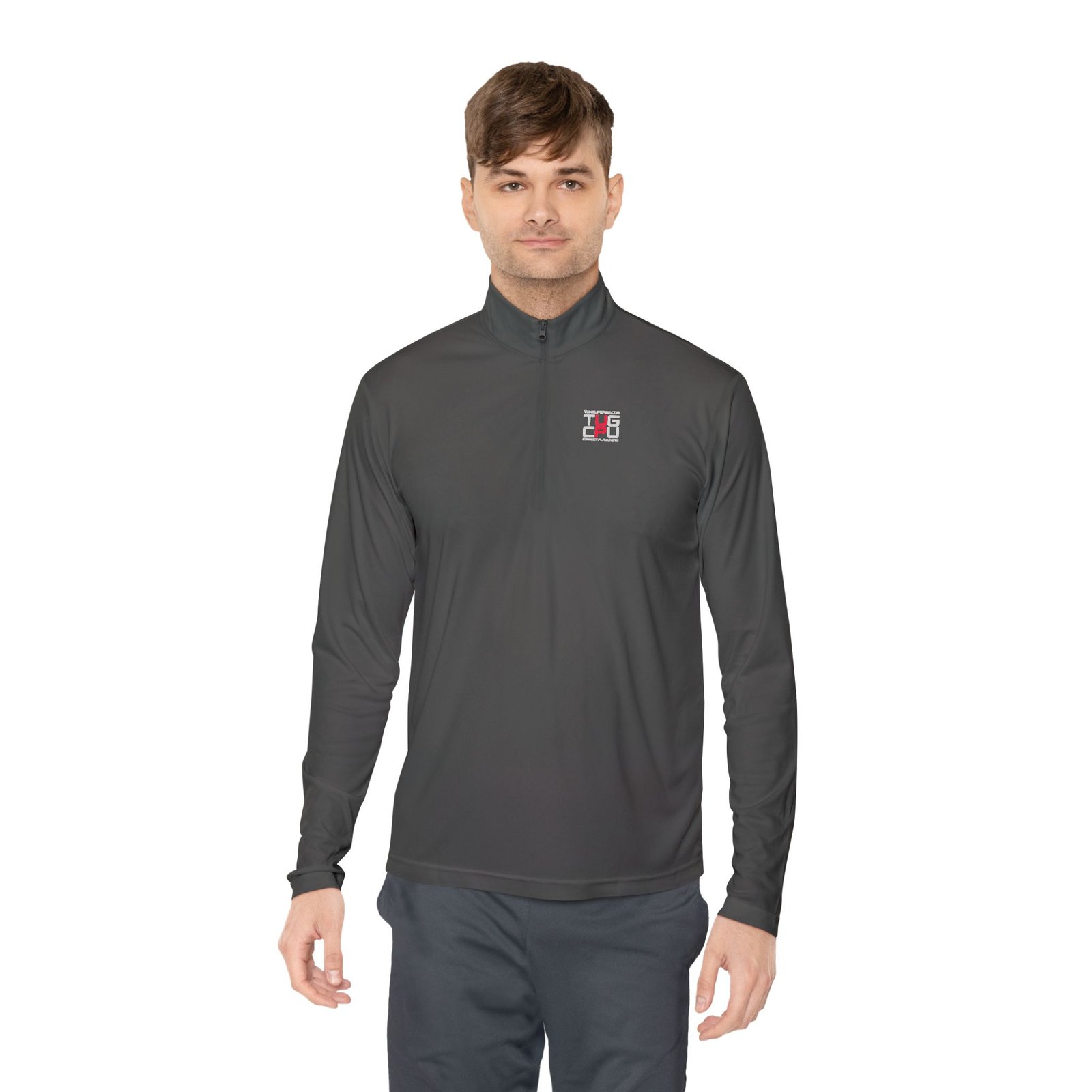 tuneupgame.com Unisex Quarter-Zip Pullover: Cozy Casual Wear for Outdoor Adventures, Gym, Travel, Everyday Comfort & Seasonal Layering - Includes 50 tokens - Image 4