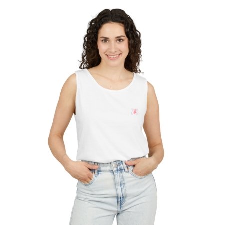 tuneupgame.com - Garment-Dyed Unisex Tank Top - Relaxed Summer Vibes, Perfect for Beach Days, Casual Outings, Gifts for Him or Her - Includes 50 tokens