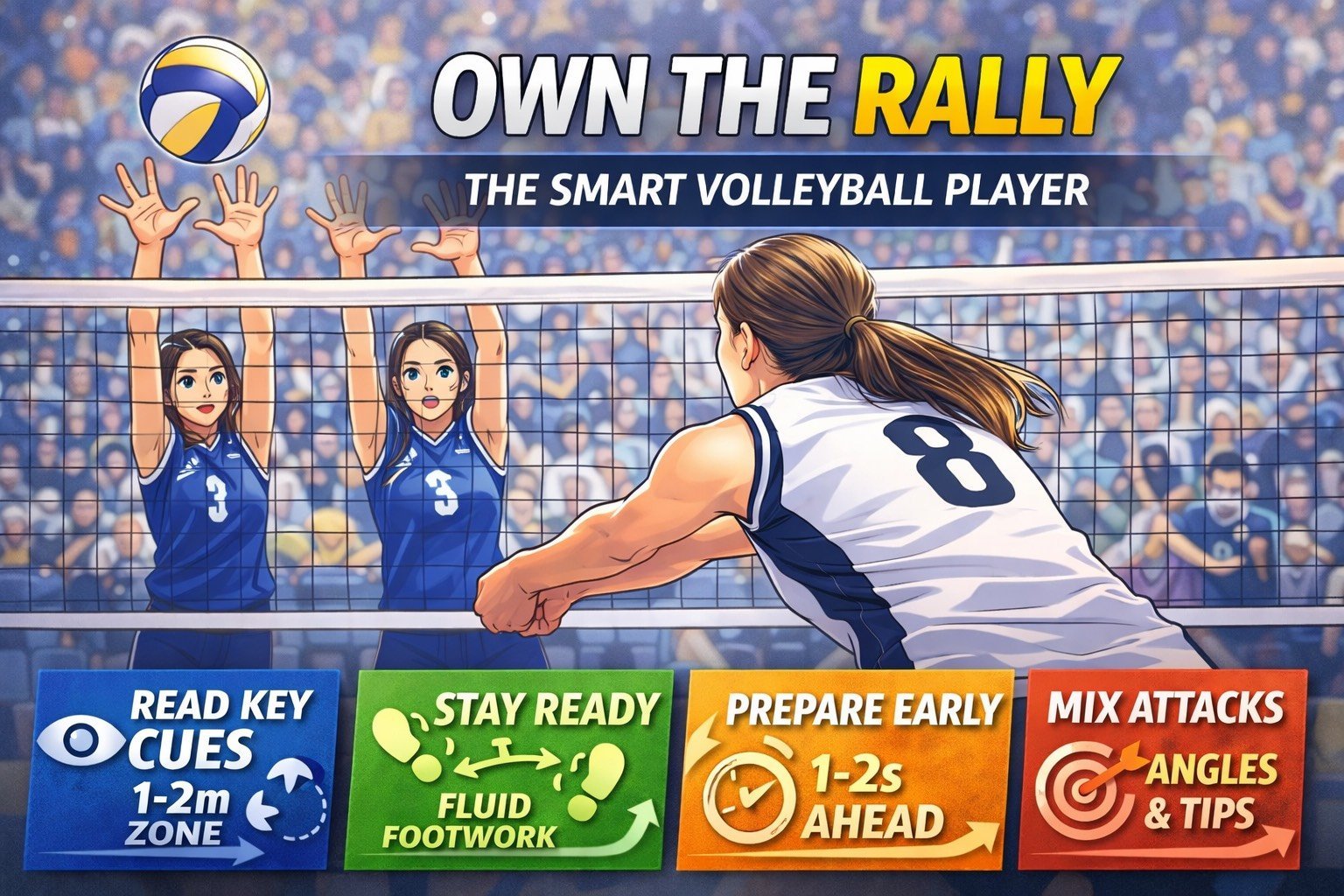 Anticipate Adjust Attack The Modern Volleyball Player