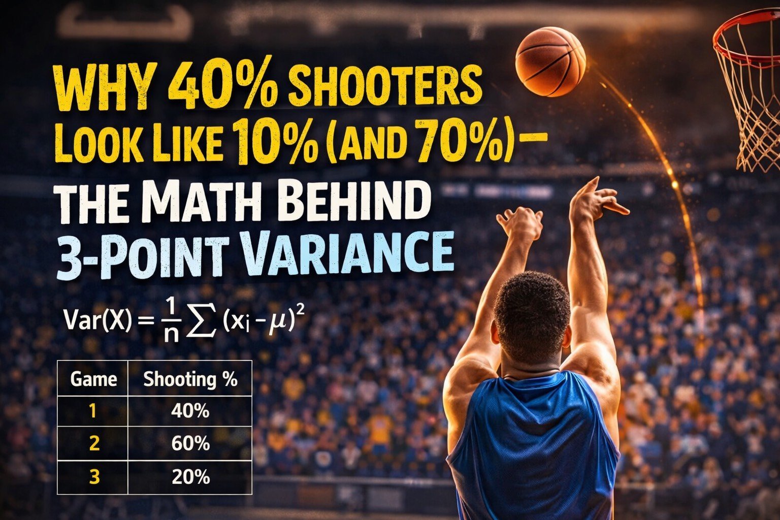 Living Beyond the Arc A Shooters First-Person View of Variance