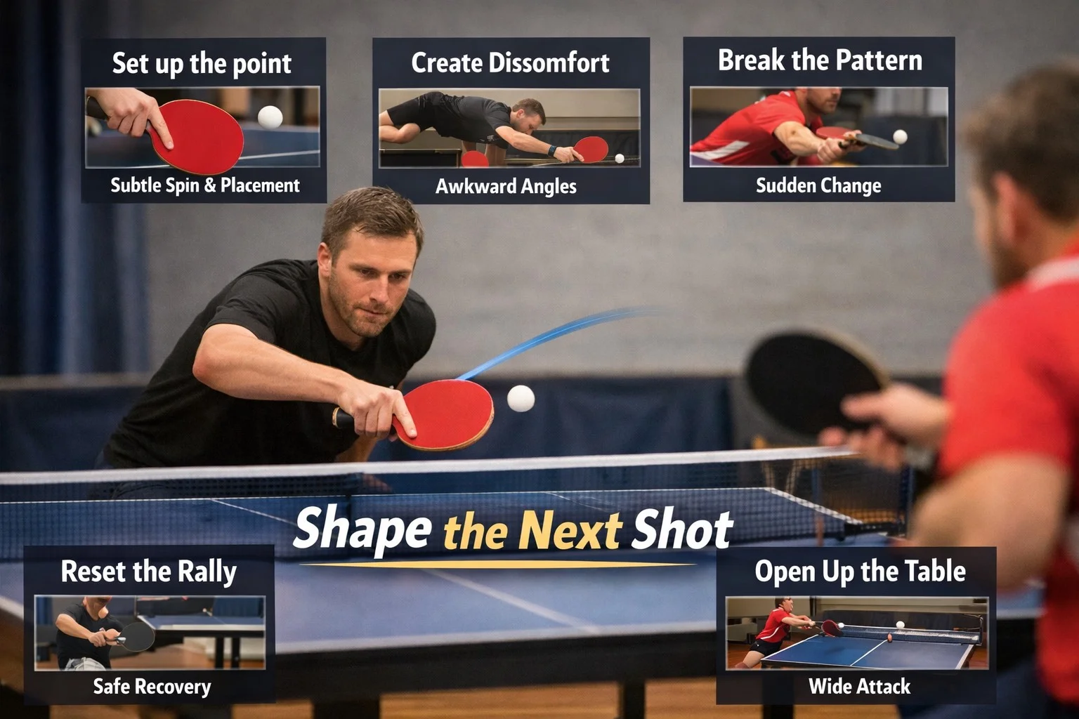 Playing the Next Shot Before It Exists