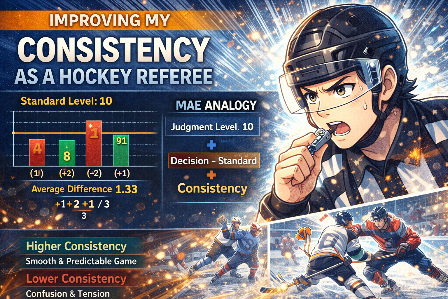 Reading the Game How I Use Consistency Metrics as a Hockey Referee